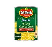 Del Monte Golden Sweet Whole Kernel Corn No Salt Added (432 g)