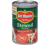 Del Monte, Mexican Recipe Stewed Tomatoes (with Jalapenos, Garlic & Cilantro), 14.5 oz Can (Pack of 6)
