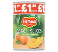 Del Monte Peach Slices in Syrup 420g (Pack of 12)