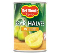 Del Monte Pear Halves in Juice 415G