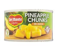 Del Monte Pineapple Chunks in Juice 230g, White