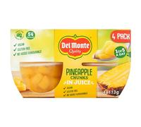 Del Monte Quality Pineapple Chunks in Juice 4 x 113g (452g)