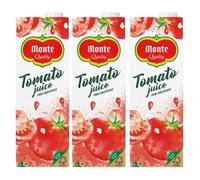 Del Monte Tomato Juice 1L x 3 - 100% Tomato Juice from Concentrate - Rich in Vitamin C - Refreshing & Flavourful Drink with Welari Thank You Card | (3 Pack)