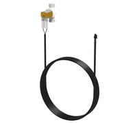Delabie 1/2" solenoid valve for washbasin, shower or urinal with 4 m cable Black 4000 mm 495626CEB