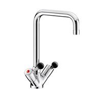 Delabie Basin Mixer Tap Chrome 270 x 190 x 300 mm 5640T3