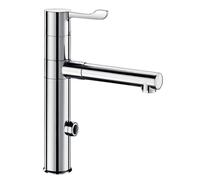 Delabie Basin Mixer Tap TEMPOMATIC MIX Chrome h: 280 mm 20870T1