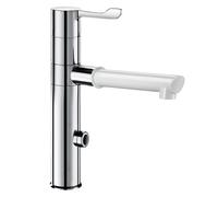 Delabie Basin Mixer Tap TEMPOMATIC MIX Chrome h: 280 mm 20871T1