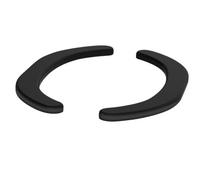 Delabie Black protections to be glued directly on the stainless steel WC Black