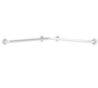 Delabie Disabled Bathroom Accessories Two-wall corner grab bar for seats