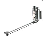 Delabie Foot-operated instant sink faucet Chrome 300 mm 736102