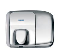 Delabie Hand dryer automatically activated by optical cell Stainless steel polished 6613D