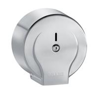 Delabie Jumbo toilet paper dispenser Satin Polished Stainless Steel 2902
