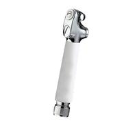 Delabie Push button hand shower M1/2" with non-ascending jet White 150 mm 434182