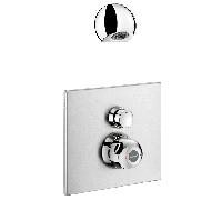 Delabie Securitherm recessed thermostatic 30 second time flow shower kit 792219.