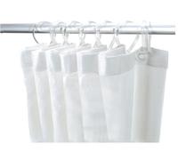 Delabie Shower Curtain Rail White 382