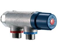 Delabie Thermostatic Shower Mixer Nickel 140 mm 733015