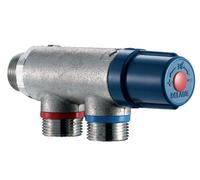 Delabie Thermostatic Shower Mixer Nickel 140 mm 733020