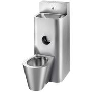 Delabie Toilet and Sink Unit Combi KOMPACT floor-standing central WC pan 161800