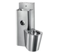 Delabie Toilet and Sink Unit Combi KOMPACT floor-standing right hand WC pan 161600