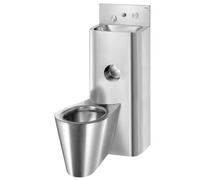 Delabie Toilet and Sink Unit Combi KOMPACT floor-standing WC pan on left side 166700