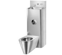 Delabie Toilet and Sink Unit Combi KOMPACT floor-standing WC pan on left side 166800