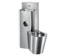 Delabie Toilet and Sink Unit Combi KOMPACT floor-standing WC pan on right side 160600