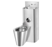 Delabie Toilet and Sink Unit Combi KOMPACT suspended WC pan on left side 166400