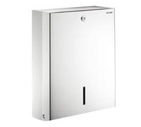 Delabie Wall-mounted paper towel dispenser Stainless steel polished