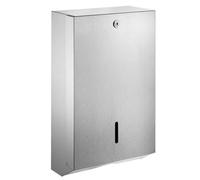 Delabie Wall-mounted paper towel dispenser Stainless steel satin matt