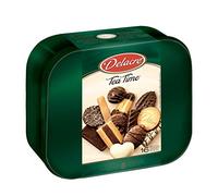 Delacre Tea Time 1000 Grams Tin Pack of 1 x 1 Kg