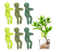 DELAESI 6 Pcs Cute Plant Propagation Buddy Plant Cutting Holder Little Men Propagated Plant Holders Propagation Holder Buddy Plant Support for Plant Propagation Station Sprouts Stems Shoots Cuttings