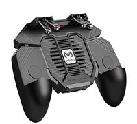 DELAM Mobile Game Controller for iPhone & Android, Pubg Mobile Controller with Cooling Fan, Phone Triggers for Gaming, Gaming Grip Joystick Gamepad Shoot Aim Keys for 4.7-6.5" Phone