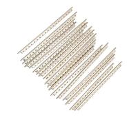 Delaman 20Pcs/Set 2.0mm Brass Guitar Fret Wire Set, Replacement Parts for Folk Wooden Guitars, Guitar Fret Wire, Ideal for Guitar Repair and Maintenance