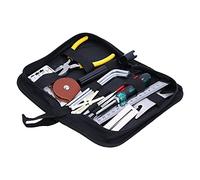 Delaman 26Pcs Guitar Repairing Tool Kit, Measurement Maintenance String Organizer Wrench Picks Files, Guitar Repair Tools and Accories, Musical Instrument Supplies