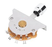 Delaman 2Pcs Electric Guitar Control Plate, Metal Instrument Accory, Silver and Black for TL, Guitar Control Panel, Electric Guitar Control Plate