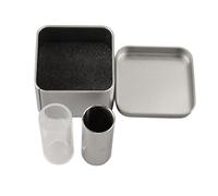 Delaman 2PCS Guitar Slide, Metal and Plastic String Slides for Electric Guitar, Bass, Mandolin Accories, Guitar Finger Slide, 6.5cm Long