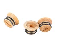 Delaman 3PCS Guitar Knobs, Maple Wood Tone Volume Adjustment Knob Replacement, Musical Instrument Parts, Wooden Guitar Control Knob, Compatible with Various Guitars