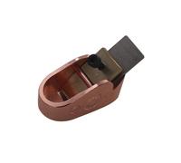 Delaman 5pcs Woodworking Plane Cutter Set, Violin Thumb Planers with Curved Sole, Metal Brass Luthier Tool for DIY Violin, Viola, Cello Wooden Instruments