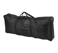 Delaman 61 Key Keyboard Bag, Waterproof Oxford Cloth Electronic Organ Piano Protective Case, Black, Fits Standard 61 Key Instruments, Design for Safe Transport