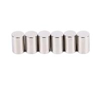 Delaman 6Pcs Electric Guitar Polepiece Metal Profional Pickup Slug Rod for Bass Guitar, Replacement Pickup Parts, Metal Construction, Standard Size
