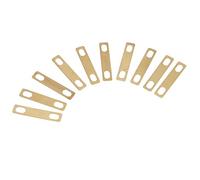 Delaman 8Pcs Guitar Neck Shim Set, Brass Neck Shims for Luthier Bolt-On Repair, Includes 4Pcs 0.2mm, 2Pcs 0.5mm, 2Pcs 1mm Thickn, Guitar Tools