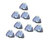 Delaman 9PCS Guitar Picks Set, ABS Plastic Finger Guard Picks for Bass Guitar and Ukulele, Guitar Playing Accories, Electric Guitar Picks, and Lightweight