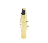Delaman Alto Saxophone 7C Metal Moutiece with Moutiece Pads, Silver, Saxophone Accories for Students and Profionals, Woodwind Instrument Parts