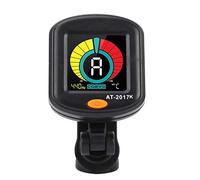 Delaman Digital Guitar Tuner Bass Capo Clip-On A0-C8 Digital Chromatic Guitar Tuner, Accurate Bass Tuner for Guitar Accory, Easy to Use, Lightweight Design