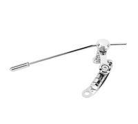 Delaman Electric Guitar Bridge Stop Bar Tailpiece Tremolo, Aluminum Alloy Guitar Tremolo Bridge Tailpiece for LP Guitars, Heavy-Duty Design, Reliable Performance