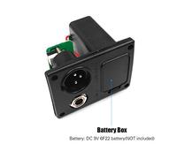 Delaman electricboxguitarpickup Electric Box Guitar Pickup, 5 Bands Equalizer System with Tuner, Piezo Pickup with LCD Screen, Compact Design for Acoustic Guitars
