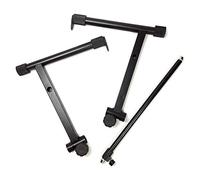 Delaman Electronic Keyboard Stand Riser Electronic Piano Stand Riser, Universal X Style Adjustable Keyboard Stand, Musical Instrument Accory, Suitable for Various Piano Models