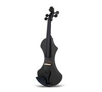 Delaman Full Size Violin NAOMI V1 Series 4/4 Full Size Electric Violin, Hand-Carved Solid Wood Body, Brazilwood Octagonal Bow, Headphone o Cable, Hard Carrying Case