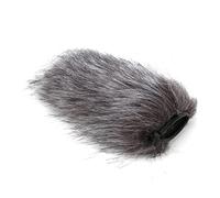 Delaman Furry Windshieldfor Microphone Microphone Windscreen Muff, Universal Furry Windshield Cover, Soft Artificial Fur, Ideal for Outdoor Recording, Compatible with Most Microphones