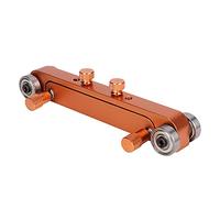 Delaman Guitar Nut Saddle Sander, Adjustable Polishing Tool for Musical Instrument Accories, Rose Gold Finish, Ideal for Guitar Nut and Saddle Maintenance